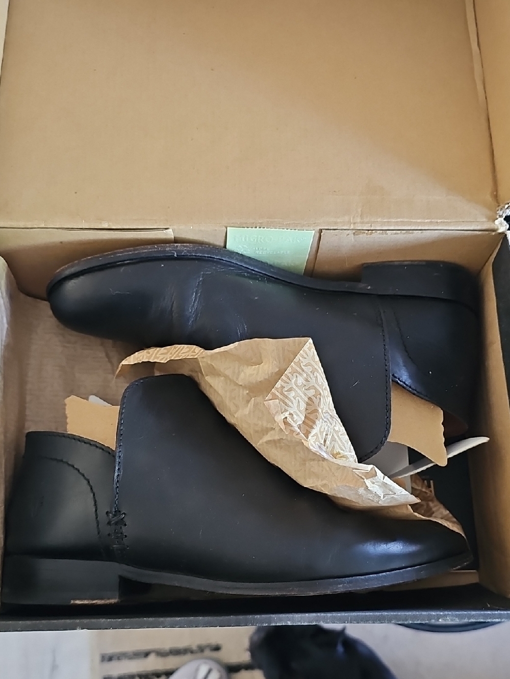 Frye Black Leather Women's Ankle Booties